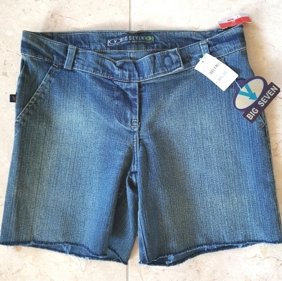 Nwt Big Seven Jean shorts cutoffs stretch - Picture 5 of 5
